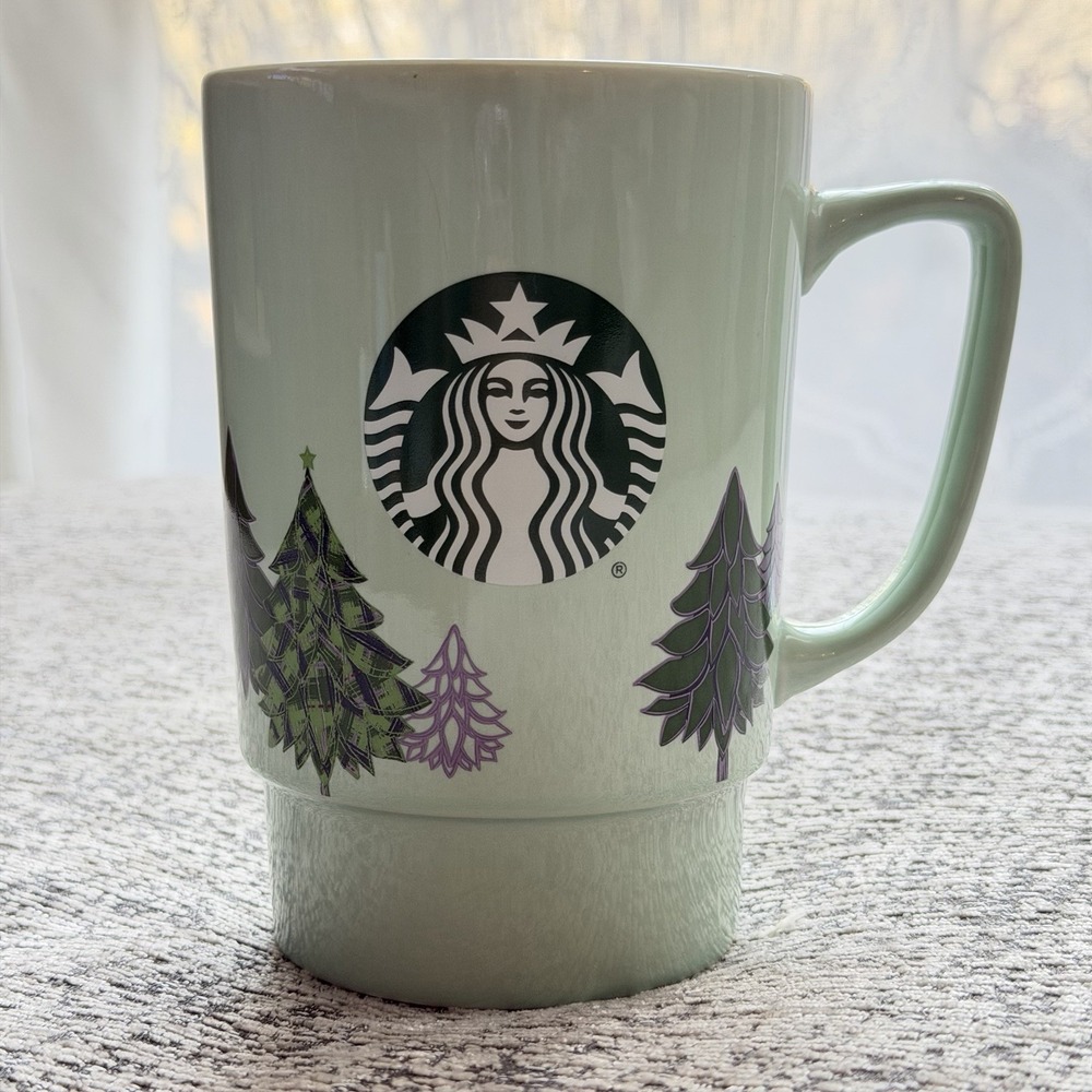 Starbucks Holiday Mug 2020 Christmas Mint Green Lavender Purple 20oz